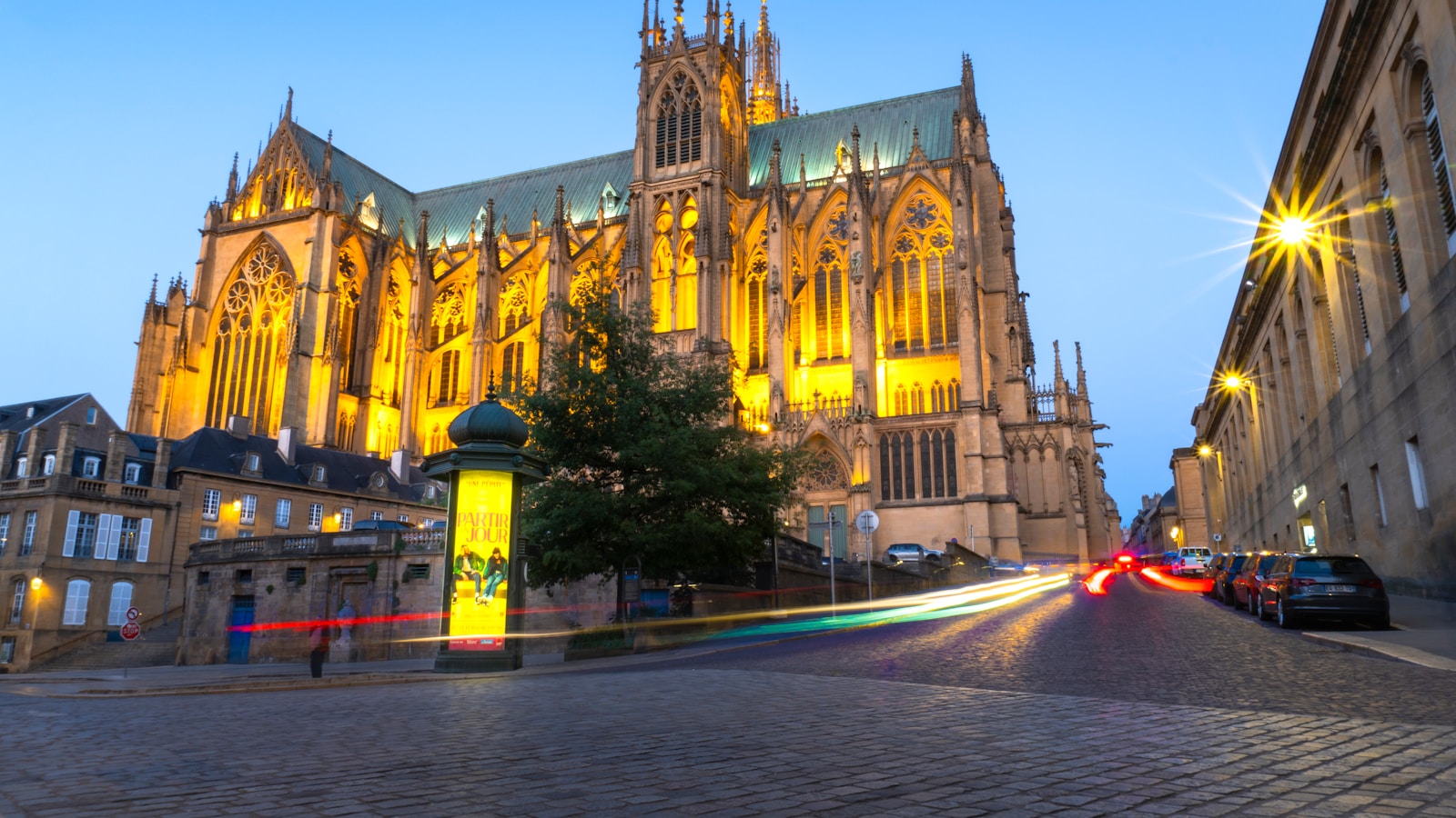 Cathédrale Saint-Étienne de Metz dans le centre historique