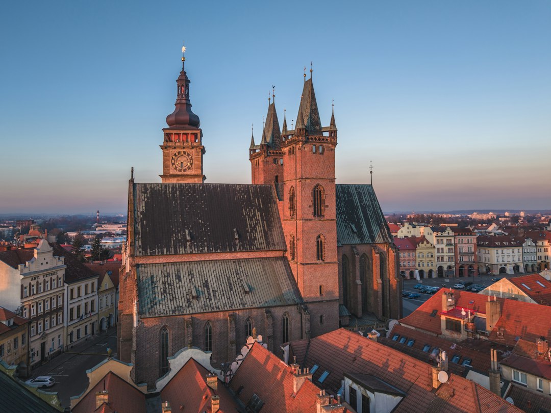 Cathédrale et centre historique de Hradec Králové en République tchèque